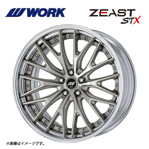 送料無料 ワーク ZEAST STX STEP RIM ミドルコンケイブ BIG CALIPER Ldisk 10J-20 +46～24 5H-114.3 【4本セット 新品】