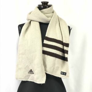 adidas★マフラー【140×19/白/white】Scarf◆CM16