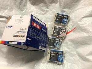 【即決新品】EPSON エプソン 純正インクカートリッジ ICC50シアン　ICLM50ライトマゼンダ　ICLC50ライトシアン 送料無料