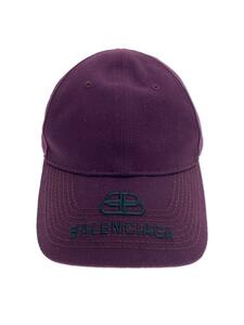 BALENCIAGA◆キャップ/L/コットン/ボルドー/メンズ/577548 410B2 5060/HAT BB VISOR CAP