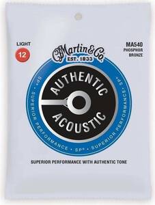 即決◆新品◆送料無料MARTIN MA540×1 [12-54] AUTHENTIC ACOUSTIC SP/Light アコギ弦/メール便