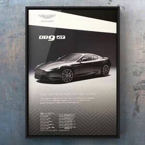当時物 Aston Martin DB9 GT 広告 / ポスター カタログ アストンマーチン ヴァンテージ ミニカー DBR9 DB9GT ジャケット ホイール マフラー