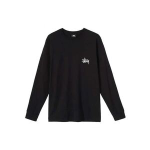 ステューシー BASIC STUSSY ロングTシャツ ブラック/M/ロンティ