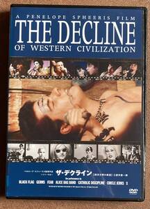 DVD『 ザ・デクライン』（1981） アリス・バック・バンド ブラック・フラッグ ジャームス LA ハードコア パンク レンタル使用済 ケース新品