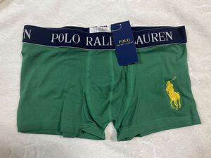 未使用 POLO RALPH LAUREN ポロラルフローレン ボクサーパンツ アンダーウェア ボクサーブリーフ メンズ 下着 グリーン