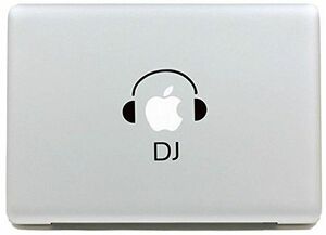 MacBook ステッカー シール DJ apple (11インチ)