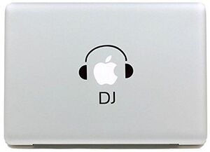 MacBook ステッカー シール DJ apple (11インチ)