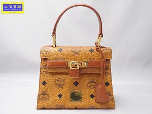 MCM エムシーエム ハンドバッグ ミニ ブラウン 中古B+ 【送料無料】 A-8693