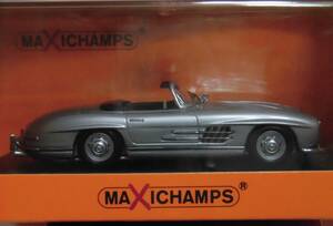 1/43 メルセデス ベンツ 300 SL ロードスター 銀 1955 MAXICHAMPS 送料込