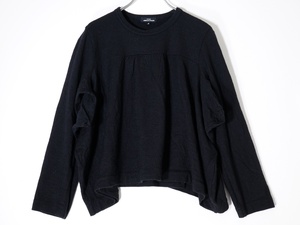 tricot COMME des GARCONSトリココムデギャルソン 縮絨ウール変形プルオーバーニットトップス[LKNA69587]