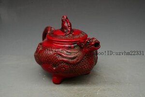 竜の壺を彫るの 装飾品 工芸品 美術品 置物