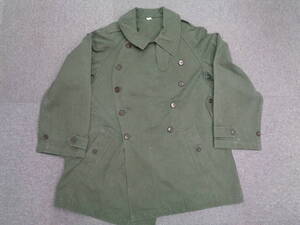 極上 VINTAGE フランス軍 M38 MOTORCYCLE JACKET OLIVE SIZE XL (I.F.C. 15-56)