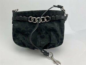 コーチ COACH 黒系 ミニ バッグ 43106 美品