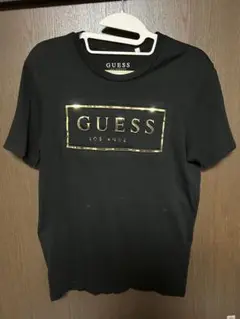 GUESS ロゴ Tシャツ サイズS 黒