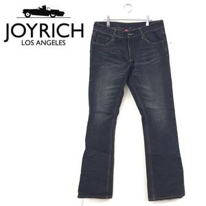 1N2200-R◆JOYRICH ジョイリッチ フレアデニムパンツ◆サイズ33 メンズ 紳士 ボトムス ブーツカット ジーンズ 色落ち ブラック