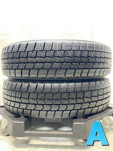 中古タイヤ スタッドレスタイヤ 2本セット 155/65R14 ダンロップ ウィンターマックス WM02