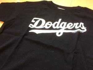 希少★ドジャース LA Dodgers LEE 子供服 キッズ 半袖 Tシャツ ６Y 黒 定番ロゴ ローライダー チカーノ 親子お揃い 正規品 LA仕入れ 新品