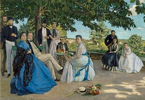 (AA645) 1000ピース ジグソーパズル 米国輸入●PO●家族親睦会 FREDERIC BAZILLE-FAMILY REUNION