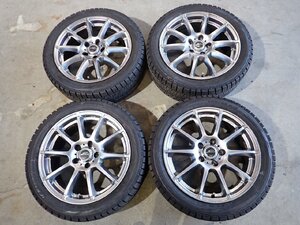 YS15405【送料無料225/45R17】ブレイド マーク2などに ピレリ 中古スタッドレスセット ▼17×7J 114.3/5H ET38▼1円スタート