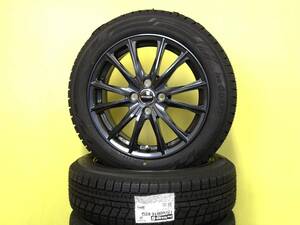 S3846 新品 国産 4本 175/60R16 ヨコハマ アイスガード 6 iG60 W05 6J +45 4H 100 ガンメタ クロスビー イグニス アクア IQ 在庫処分