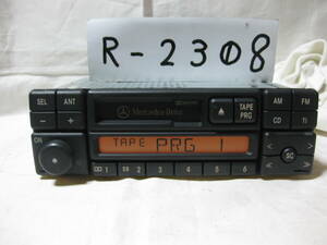 R-2308　Mercedes-Benz　メルセデス・ベンツ　A0038206186　CQ-LP1450L　1Dサイズ　カセットデッキ　テープデッキ　補償付