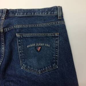 90s USA製 GUESS JEANS デニムパンツ ゲス W40 くらい