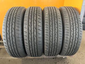 【2477】★【送料無料】★185/65R15 4本セット夏タイヤバリ山BRIDGESTONE NEXTRY、 アクア ,ノ－ト、フリード ,デミオ 等