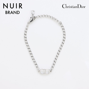 クリスチャンディオール Christian Dior ブレスレット ロゴ シルバー