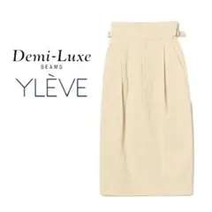 Demi-Luxe BEAMS  YLEVE  コットンリネン ツイルスカート