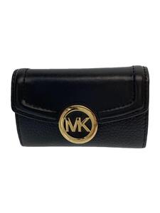 MICHAEL KORS◆6連キーケース/レザー/ブラック/レディース/35F9GFTP5L