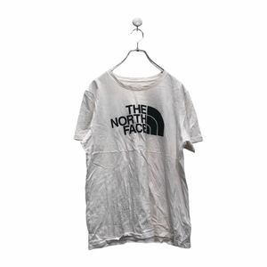 THE NORTH FACE 半袖 ロゴ Tシャツ レディース L ザノースフェイス ホワイト ブラック シンプル 古着卸 アメリカ仕入 a603-6881