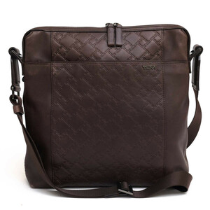 TUMI トゥミ ショルダーバッグ 31103DBT TICON Crossbody Zip Top タイコン 牛革 クロスボディ