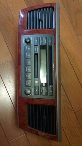 トヨタ純正 CD/MD2DIN オーディオ カーステレオ 50312 86120-28460 CQ-GT7100A 200mm ヴォクシー VOXYノア専用CD/MDプレイヤー パネル付き