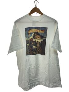 Hanes◆90S/長靴を履いた猫/PASS IN BOOTS/Tシャツ/XL/コットン/WHT//