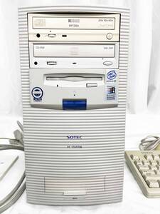 SOTEC PC STATION M355A PentiumⅢ 550MHz Windows98SE メモリ384MB HDD250GB UltraSCSIボード SCSI-2対応CD-RW リカバリーCD 取説 その他