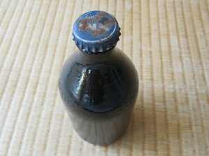 ■極希少 未開封 1950年頃！トキワインキ（TOKIWA INK） 輸出用 万年筆用 インク瓶 王冠付 ブルーブラック 高さ16ｃｍ、底径6.5ｃｍ