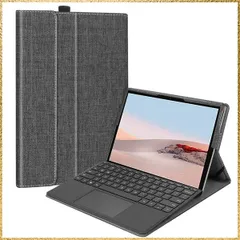 ★新着★柄 デニムチャコール Fintie New Microsoft Surface Go 4 2023 / Surface Go 3 2021 / Surface Go 2 2020 / Surface Go 2018 10インチ ケース PUレザー 薄型