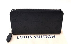 未使用品・現行品 LOUIS VUITTON ルイ・ヴィトン 【モノグラム・マヒナ ジッピー・ウォレット 長財布 M61867】メンズ ブラック