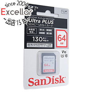 【ゆうパケット対応】SanDisk SDXCメモリーカード 64GB SDSDUW3-064G-JNJIN [管理:1000014444]