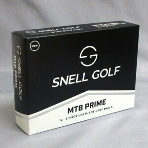 SNELL GOLF MTB PRIME 1箱 12球 2023年 US仕様 スネル プライム ホワイト ゴルフボール ウレタンカバー 3ピース USGA/R&A公認球/ルール適合