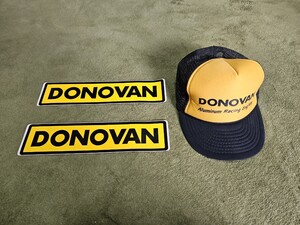 ドノバンの帽子とステッカー DONOBAN アメリカ