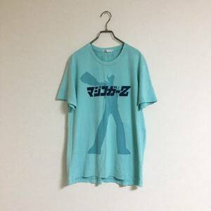 マジンガーZ Lサイズ メンズ 水色 ユニクロ UT アニメ　Tシャツ 夏 半袖 完売品