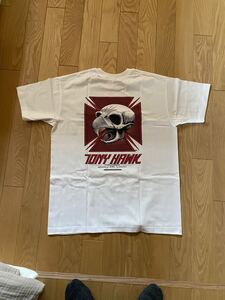 TONY HAWK Tシャツ　サイズXL 半袖Tシャツ ホワイト　Santacruz　SKATE　POWELL　PERALTA