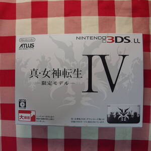 新品未開封 ニンテンドー3DS LL 真・女神転生IV 限定モデル（SPRSWDDM） 未通電 3DS本体 ニンテンドー3DSLL本体