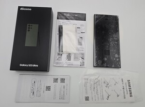 ギャラクシー S23 Ultra SC-52D 256GB　グリーン docomo 外装やり変え済