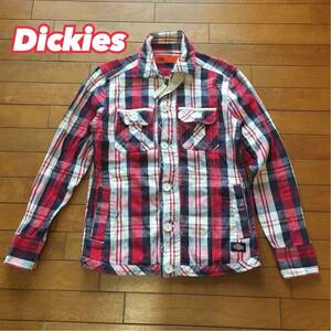 ★【 Dickies 】★ ネルチェック CPOシャツジャケット ★サイズM ★O181