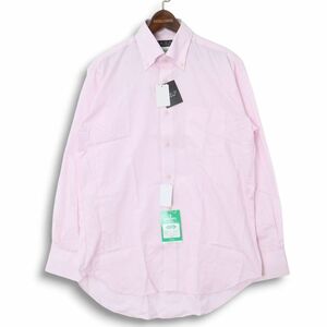 未使用★ a.v.v. HOMME アーヴェヴェオム 通年 長袖 ボタンダウン シャツ ワイシャツ Sz.L-84　メンズ ビジカジ ピンク　E4T01915_8#C