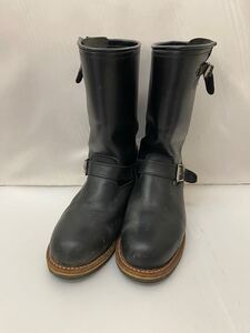 20241222【God＆Bless】ゴッドブレス FAKE LEATHER ENGINEER BOOTS ロングブーツ エンジニアブーツ 28 ブラック GB-9810A