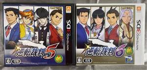 3DS中古ソフト【2本セット】逆転裁判5&逆転裁判6