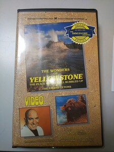 【ビデオ】 海外版 VHS YELLOWSTONE / THE PLACE WHERE HELL BUBBLED UP & THE GRAND TETONS